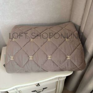 Велюрове покривало Шанель 210*230 - мокко, 210*230