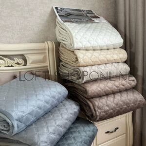 Велюровий дивандек Ромб