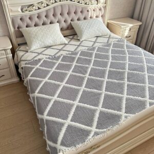 Двостороннє покривало Муслін 230*250 - капучіно, 230*250